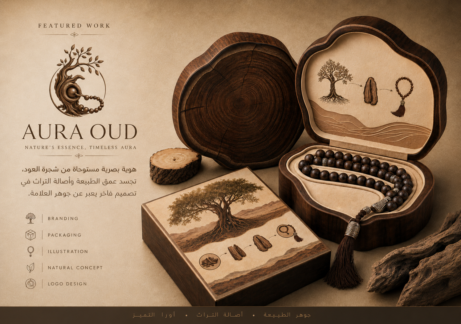 AURA OUD — brand identity